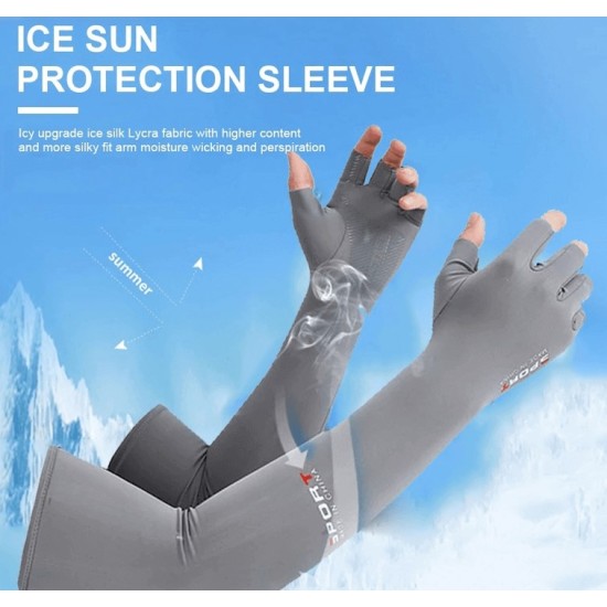 Men Women Arm Sleeves Gloves For Running Cycling Fashion